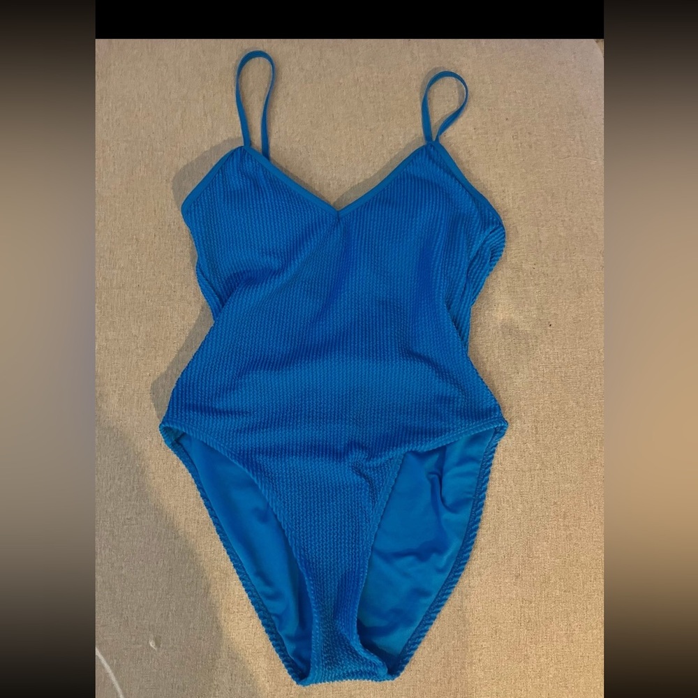 Vibrant Blue Women's one piece bathing suit